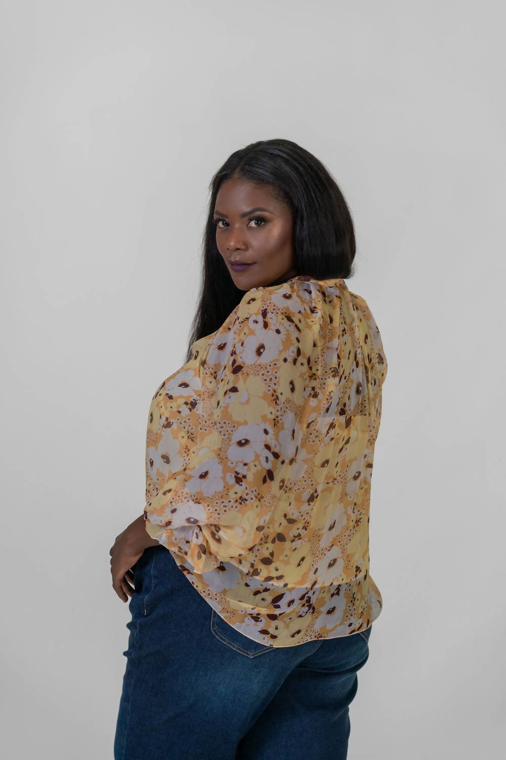 Joie - Brigitta Long Sleeve Silk Top - Plus