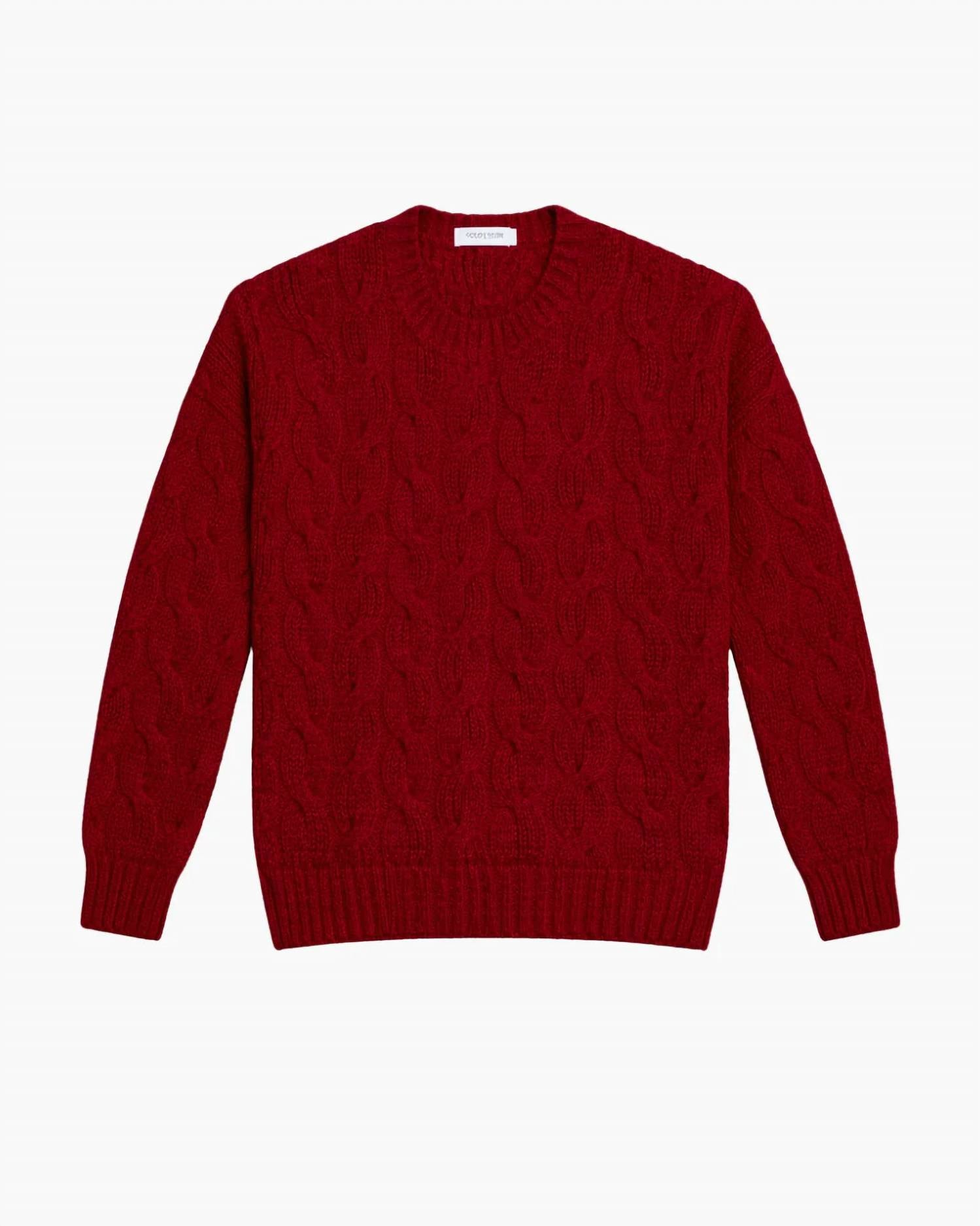 Autumn Cashmere - Cable Knit Crew Sweater
