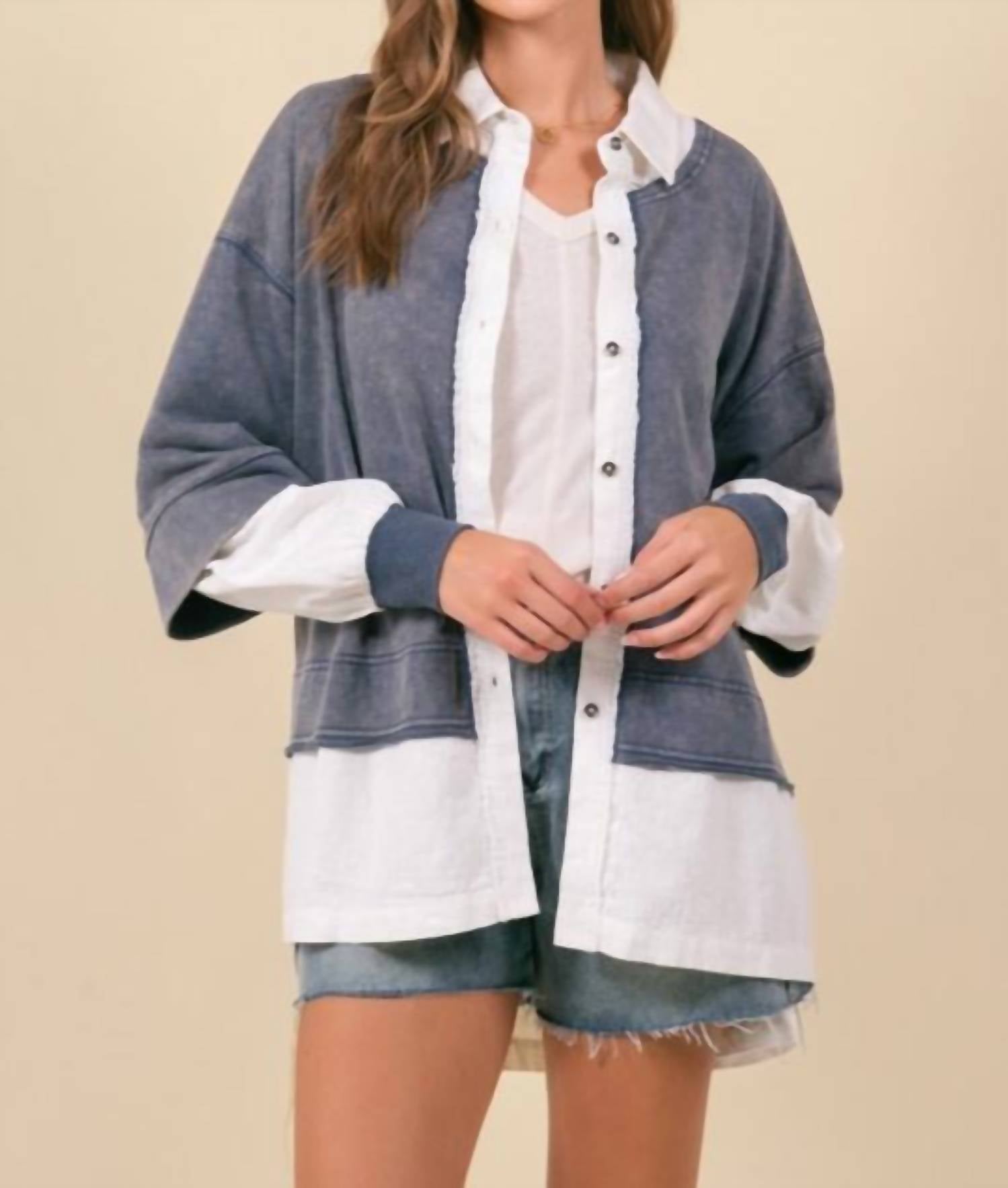 Doe And Rae - French Terry Cardigan