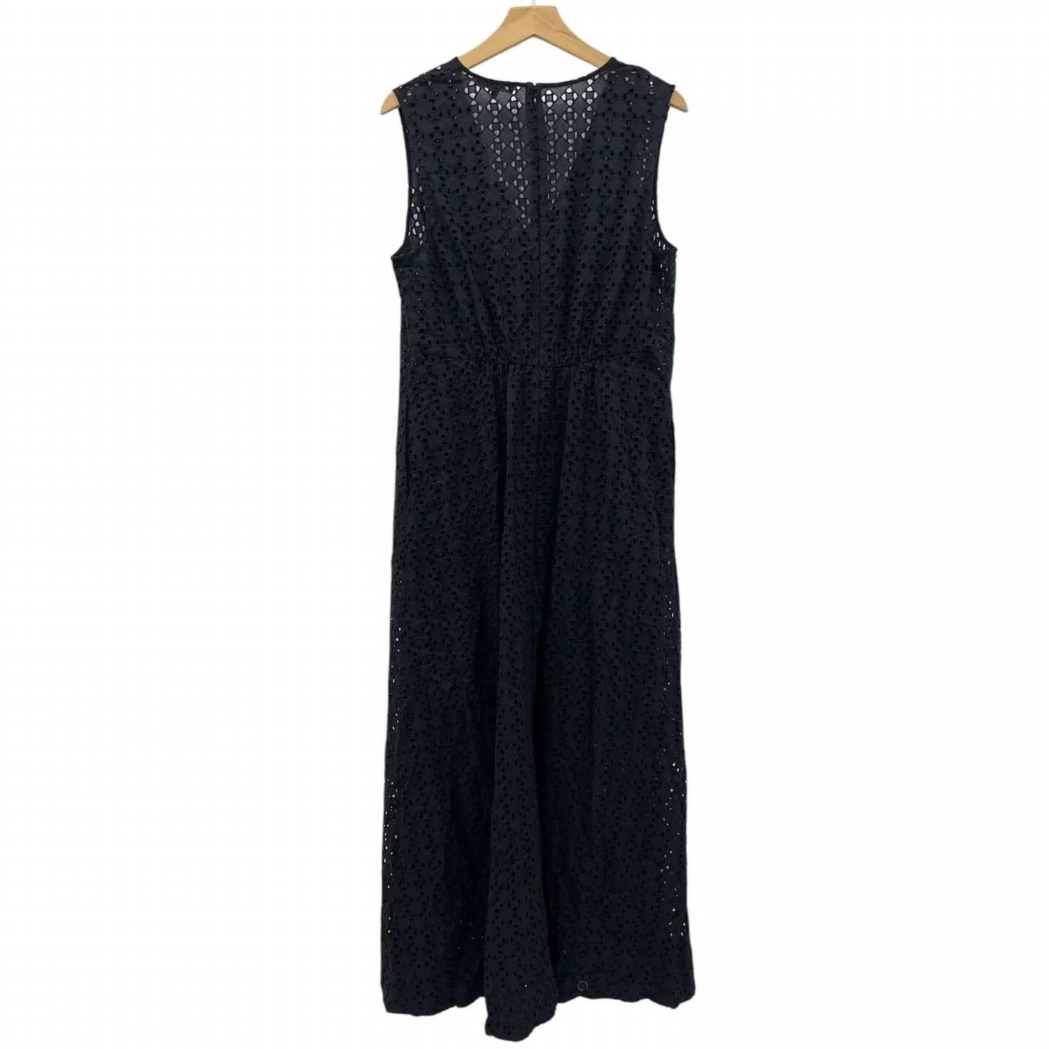 Madewell - Sleeveless Eyelet V-neck Maxi Dress