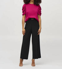 Joseph Ribkoff - Belted wide leg pants