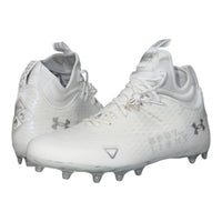 UNDER ARMOUR Men's Sportlight Lux Mc 2.0 Football Cleat Shoe in white - men's shoe - view 4