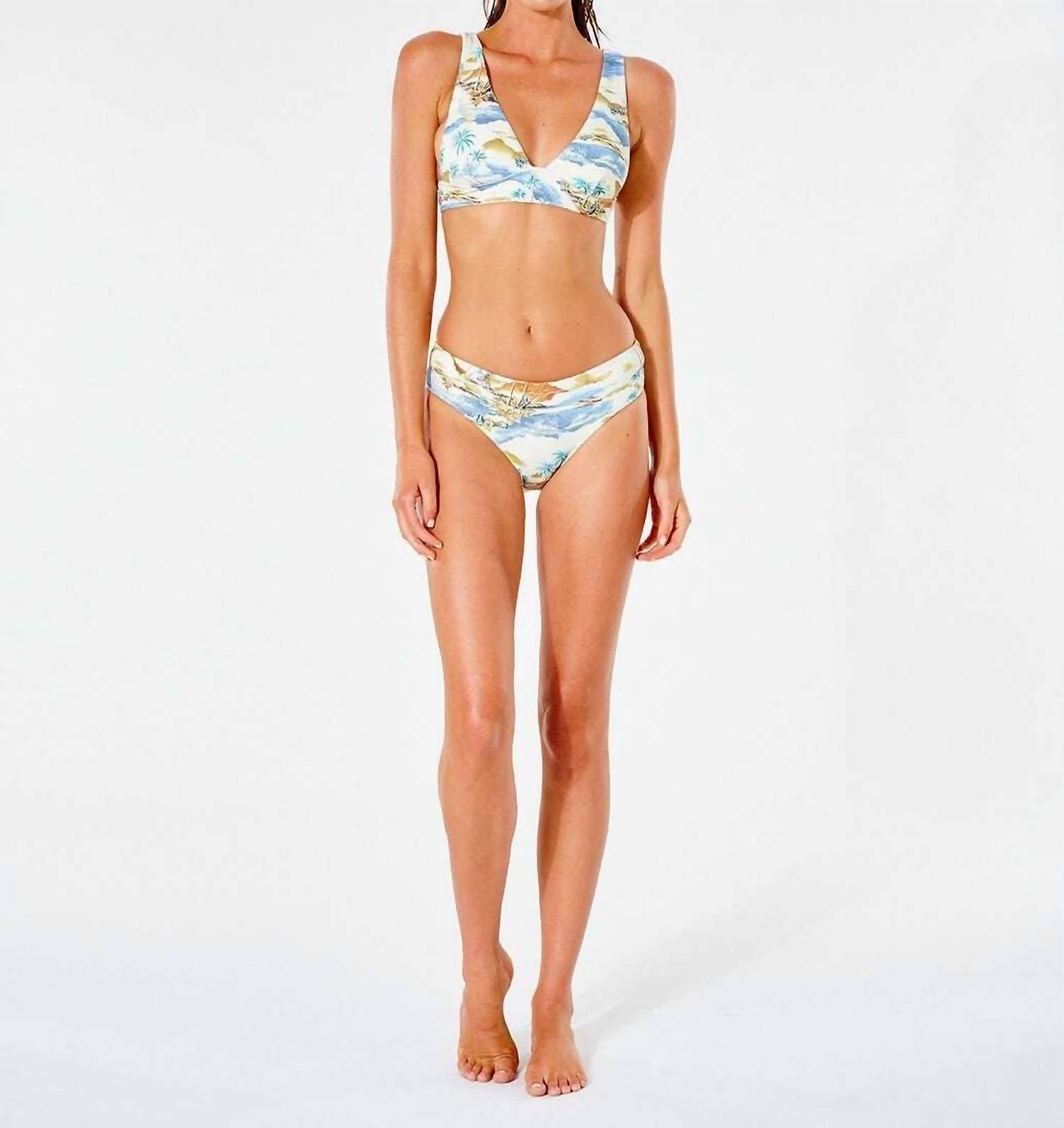 Rip Curl - Post Cards Deep V-neck Bikini Top