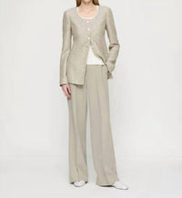 Lafayette 148 - Sequin Speckled Tweed Fitted Jacket