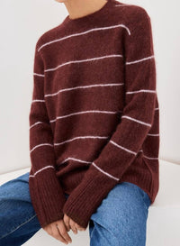 Pistola - Ivy Crewneck Burgundy Pullover