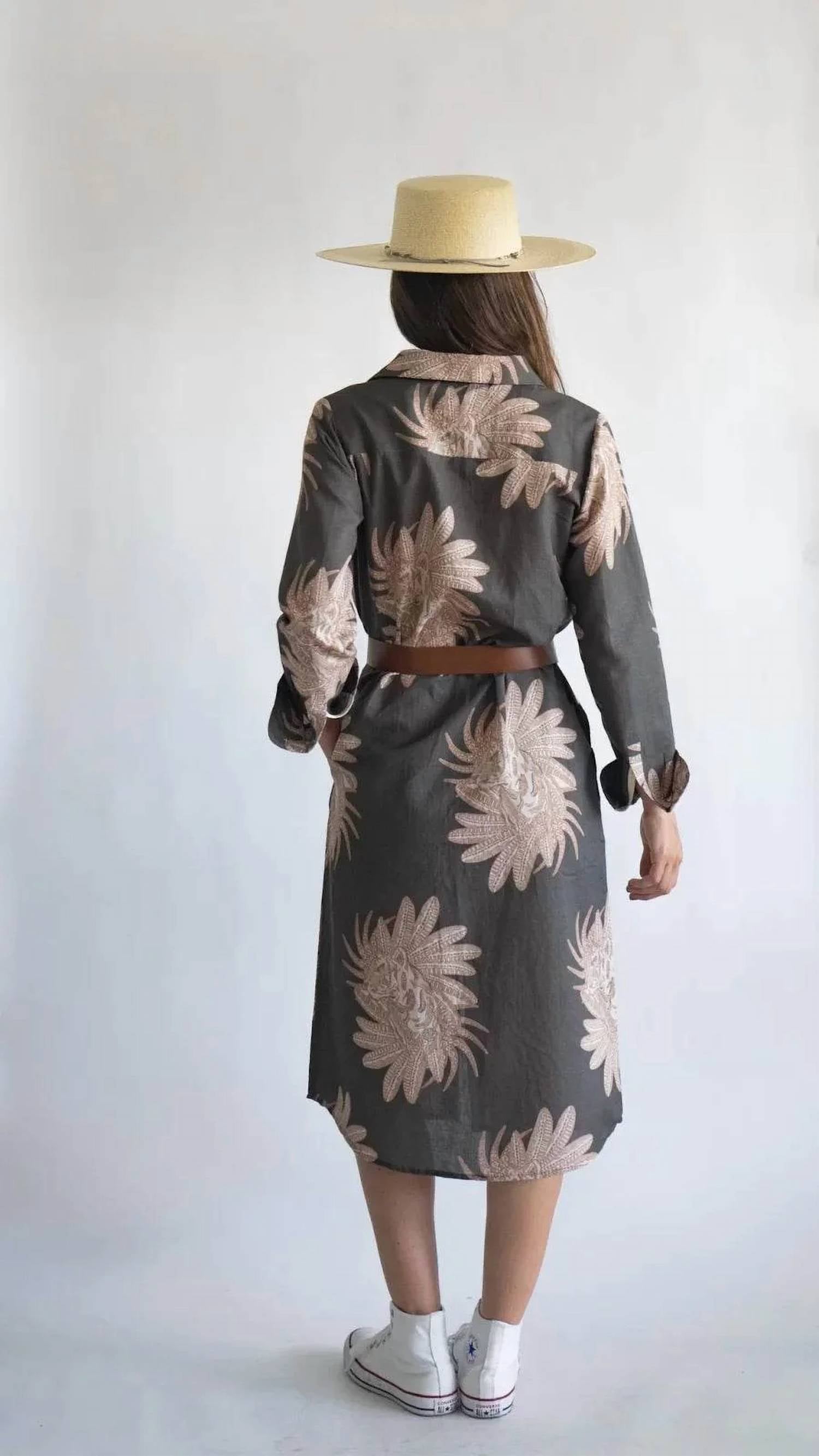 Las Sureñas - Greek Tiger Tunic Dress