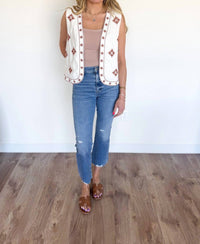 Sadie & Sage - Kyleigh Embroidered Vest