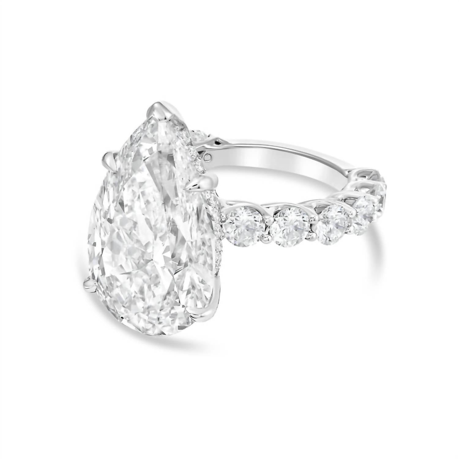 Diana M Jewels - Women's Pear & Round Lab-Grown Diamond Fashion Ring (3.00 Ct) - Signature