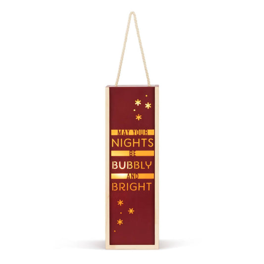 Bubbly & Bright Wine Caddy Lantern