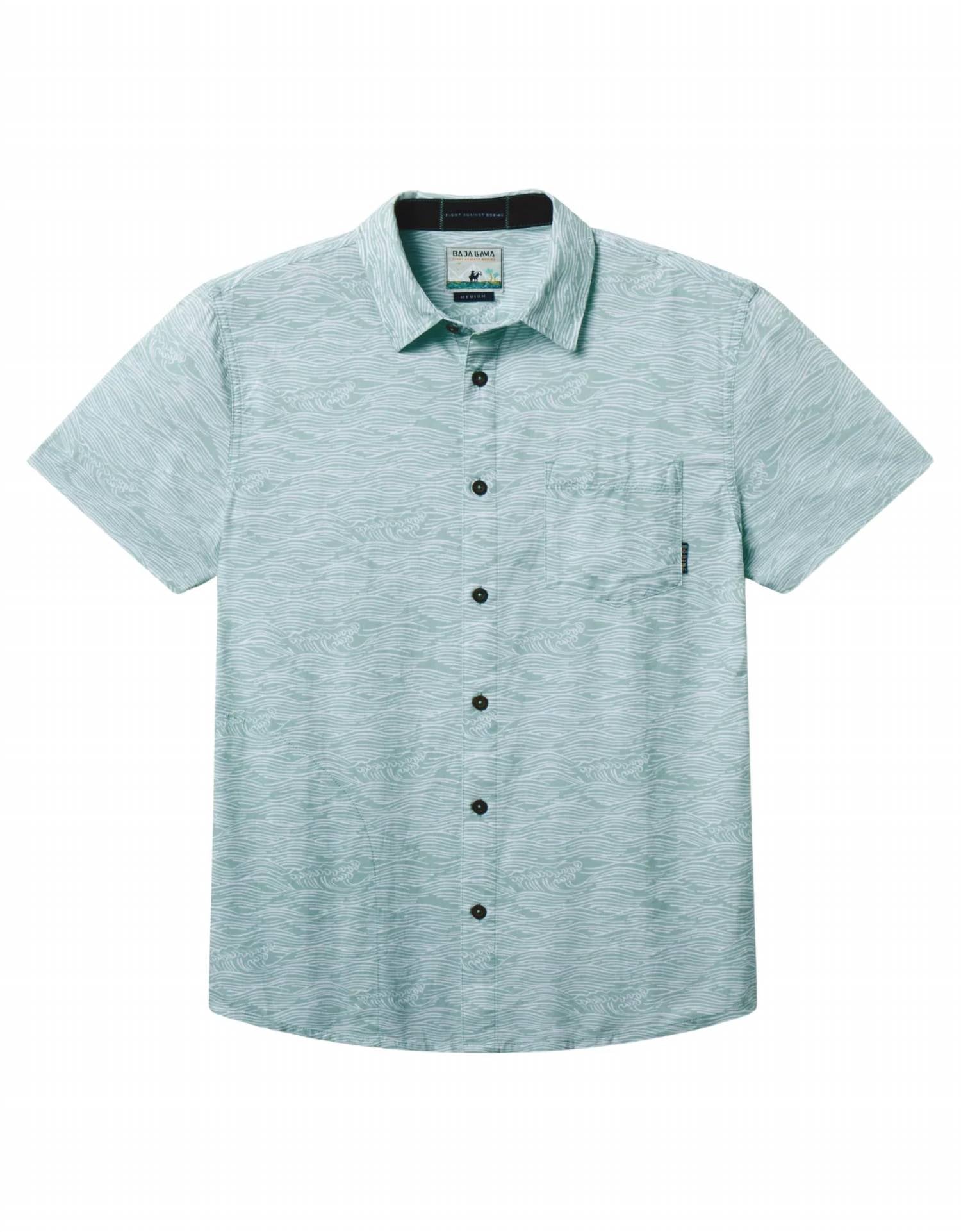 Baja Llama - Roll Tides 7-seas Button Up Shirt