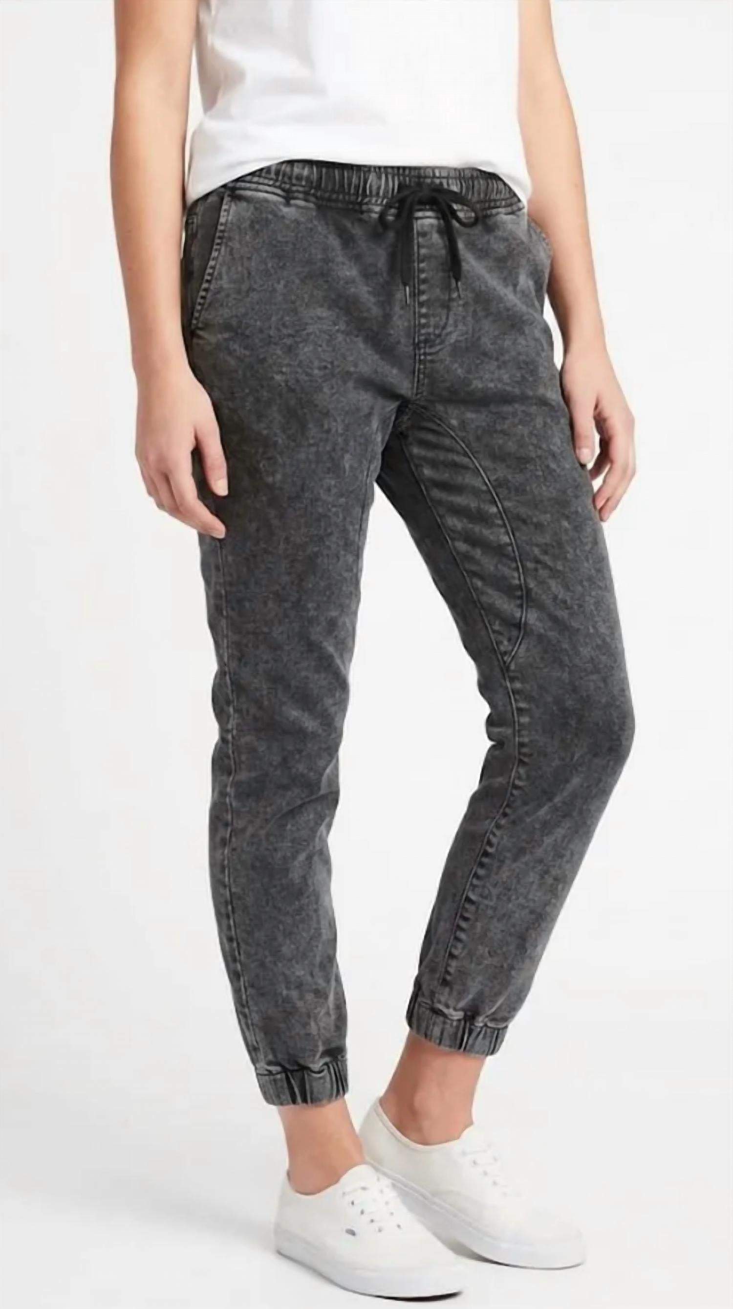 Gasoline - Women's Denim Jogger Pants