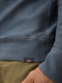 Faherty - Textured Knit Quarter Zip Sweater