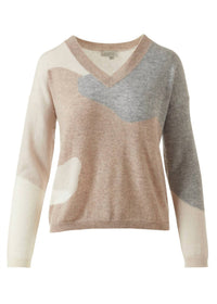 Kinross - Intarsia Easy V-neck Tee