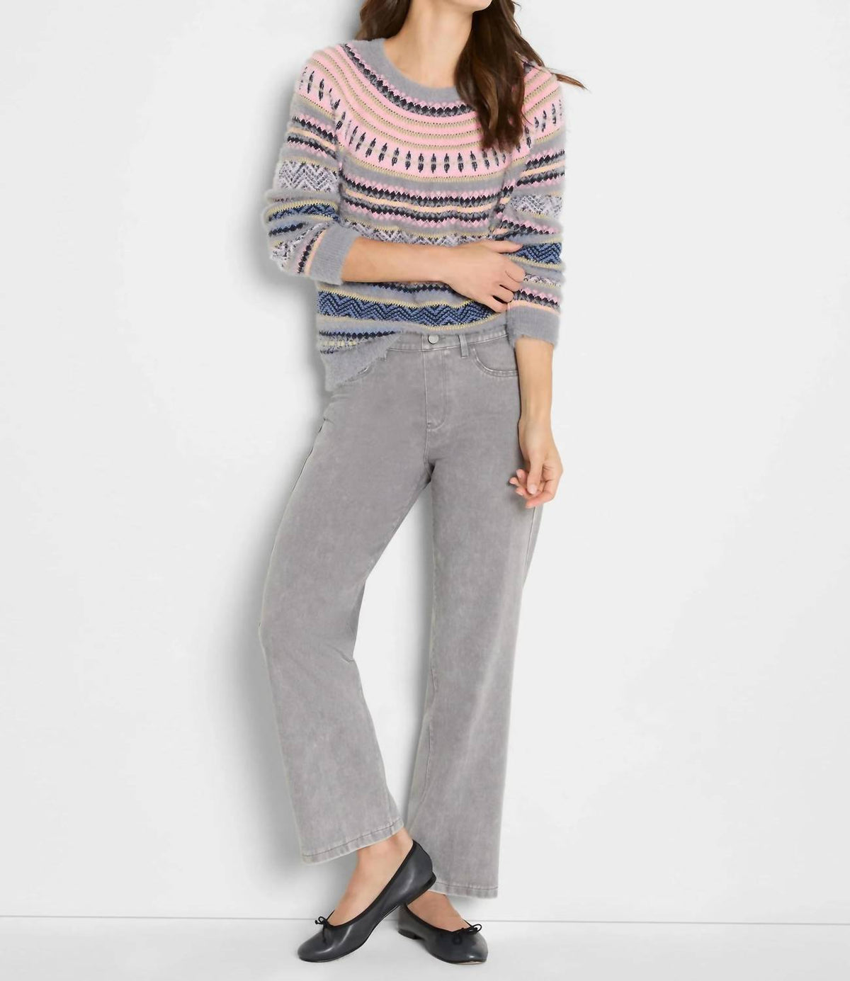 Nic + Zoe - Colleen Cozy Fairisle Sweater