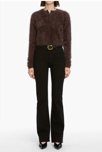 FRAME Arrow Boot Leg Jeans in black - women's jeans