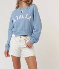 Project Social T - Italia Shrunken Sweatshirt