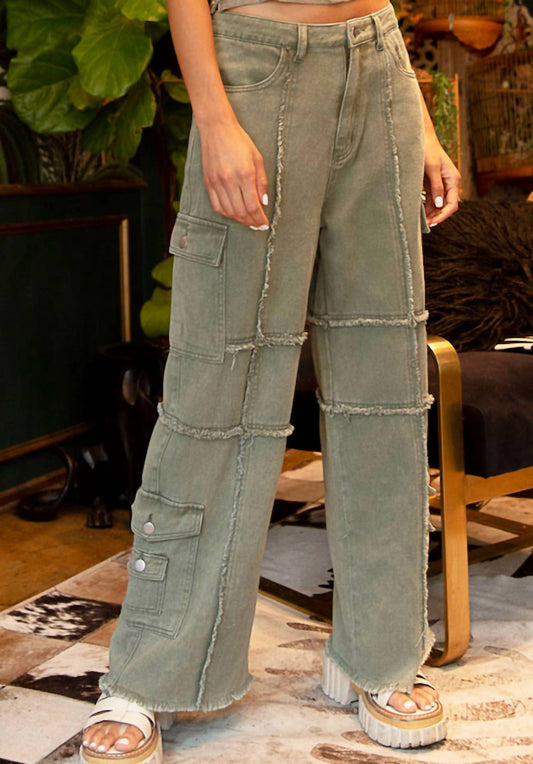 Pol - Harmony Wide Leg Cargo Pant
