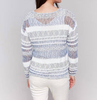 Charlie B - Multi-yarn Striped Sweater