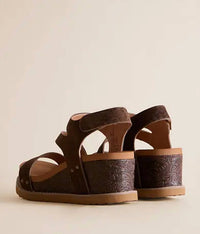 Very G - Women's Verde Trail Leopard Wedge Sandal