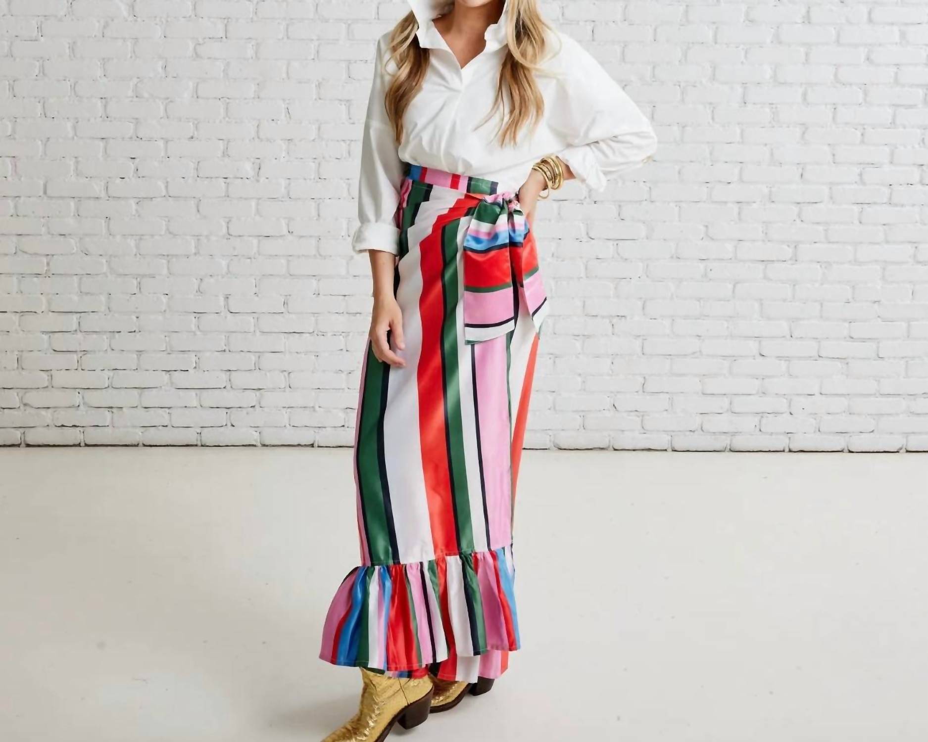 Caryn Lawn - Whitney Wrap Skirt
