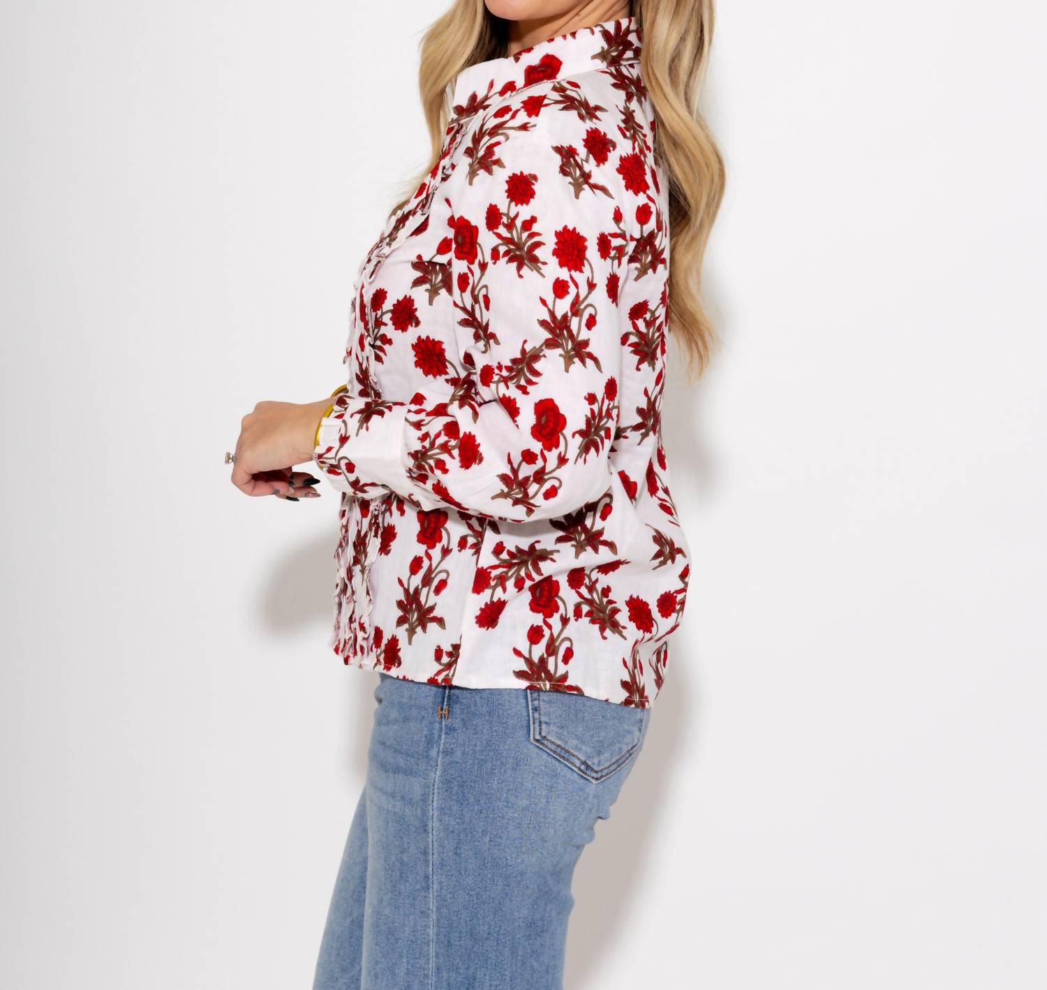 Ivy Jane - Tuxedo Gauze Top