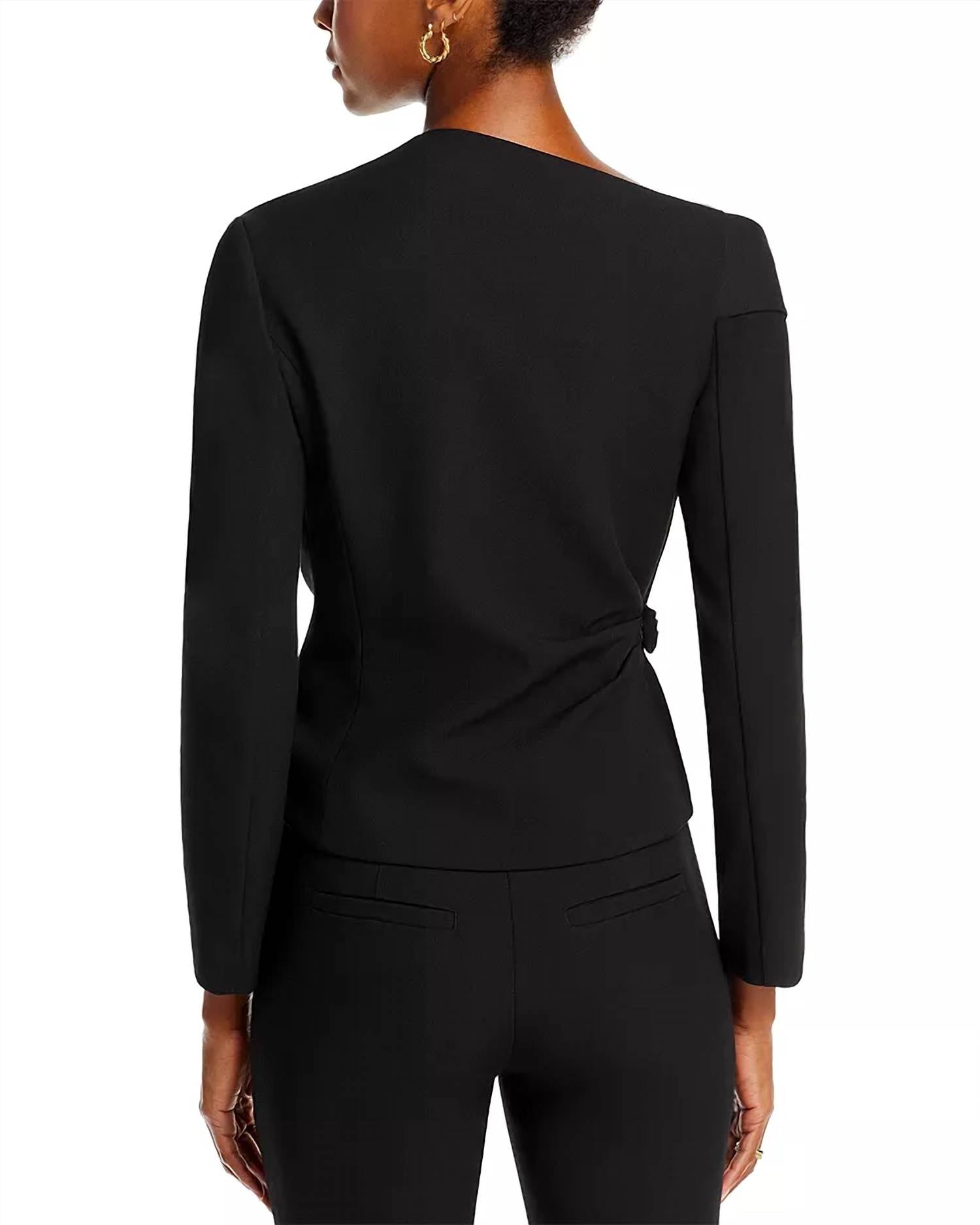 A.L.C. - Skyla Asymmetrical Wrap Long Sleeve Top