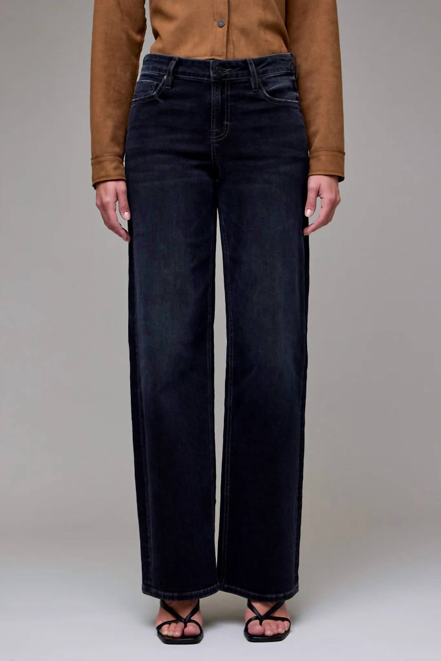 Hidden - Women's Logan Mid Rise Dad Jeans