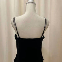 Skies Are Blue - Women's Embellished Sequin Velvet Cami