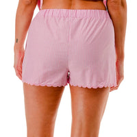 Marcus Adler - Cotton Scalloped Stripe Short Set