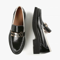 All Black - Women's Clip & Stitch Loafer