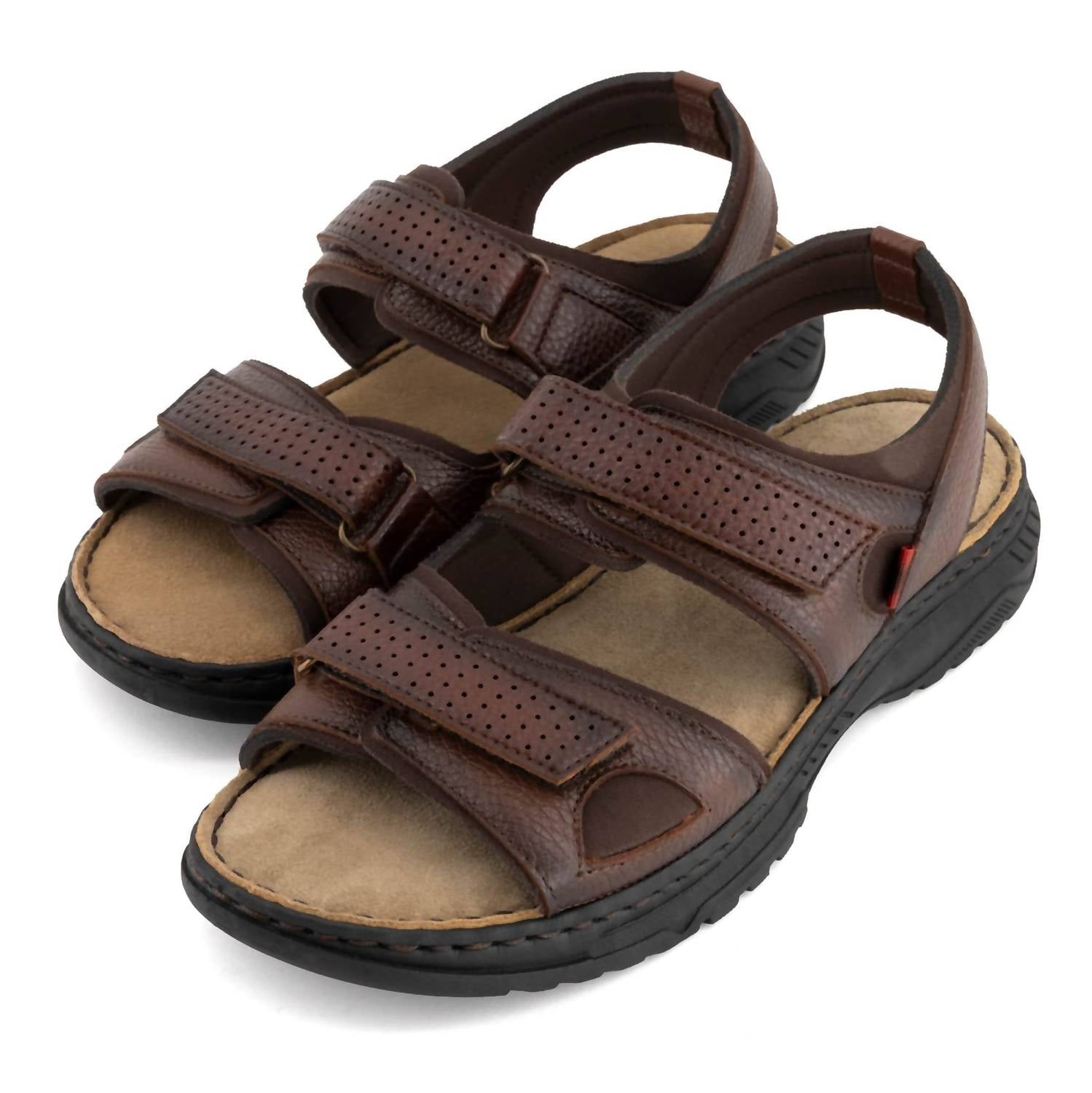 Andrea - Men's Open Toe Leather Sandal