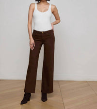L'Agence - Women's Joanne Low Rise Wide Leg Pants