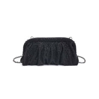 Urban Expressions Women's Irina Crystal Rhinestone Evening Bag in black - women's bag