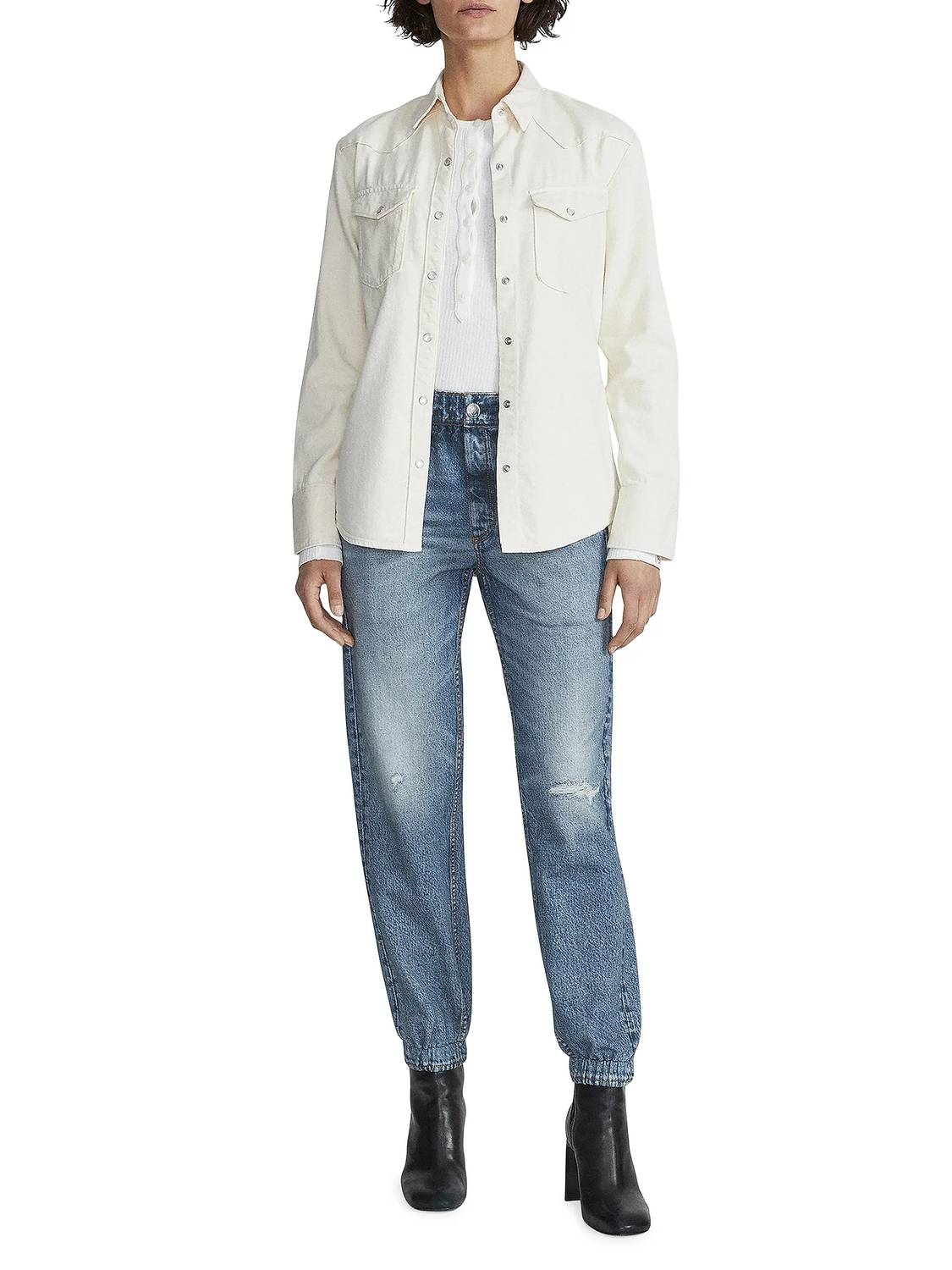 Rag & Bone - Maramar Denim Print Jogger