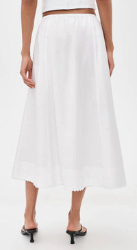 Vince - Scallop Detail Maxi Skirt