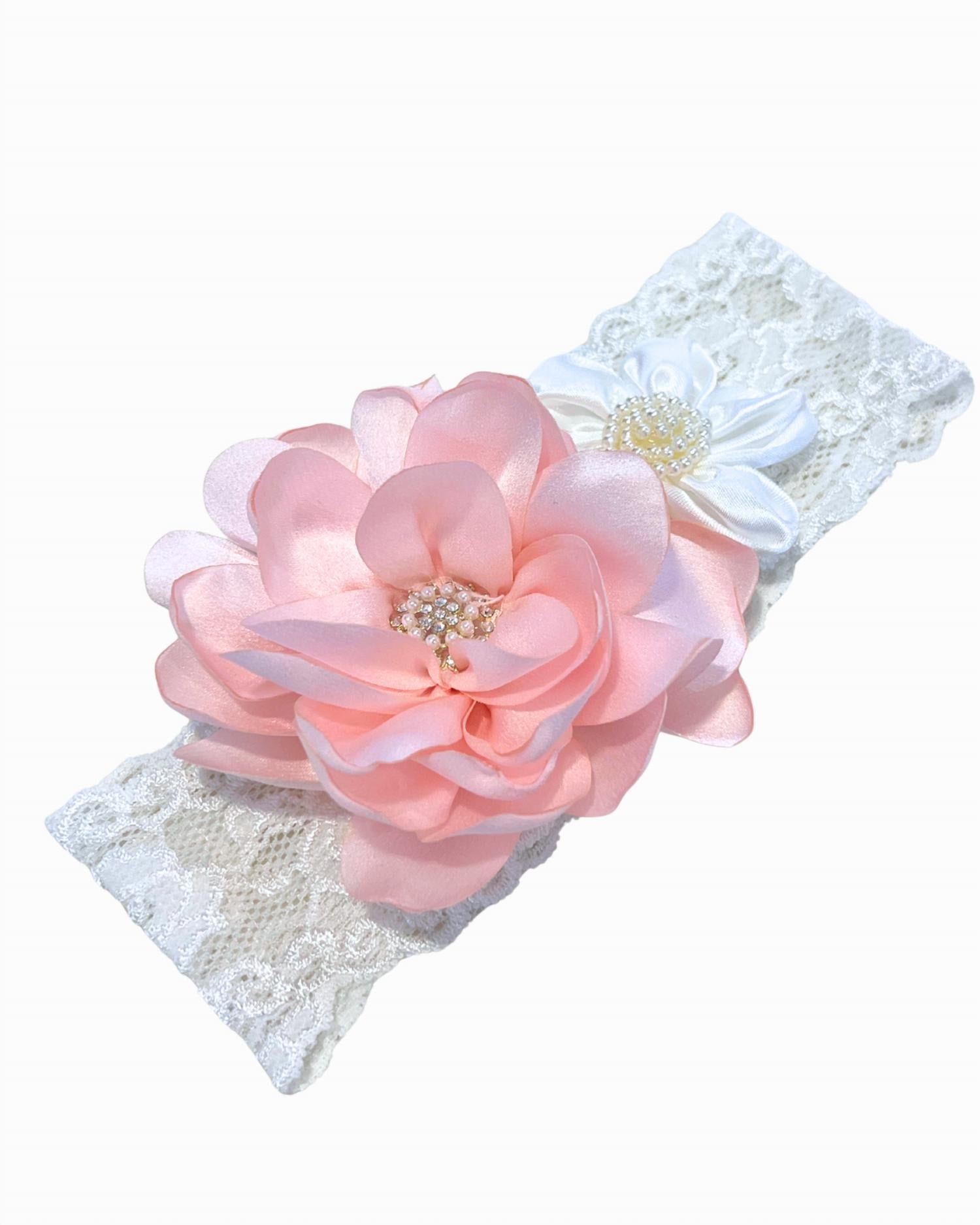 Katie Rose - Girl's Aria 2-Piece Lace With Flower Set
