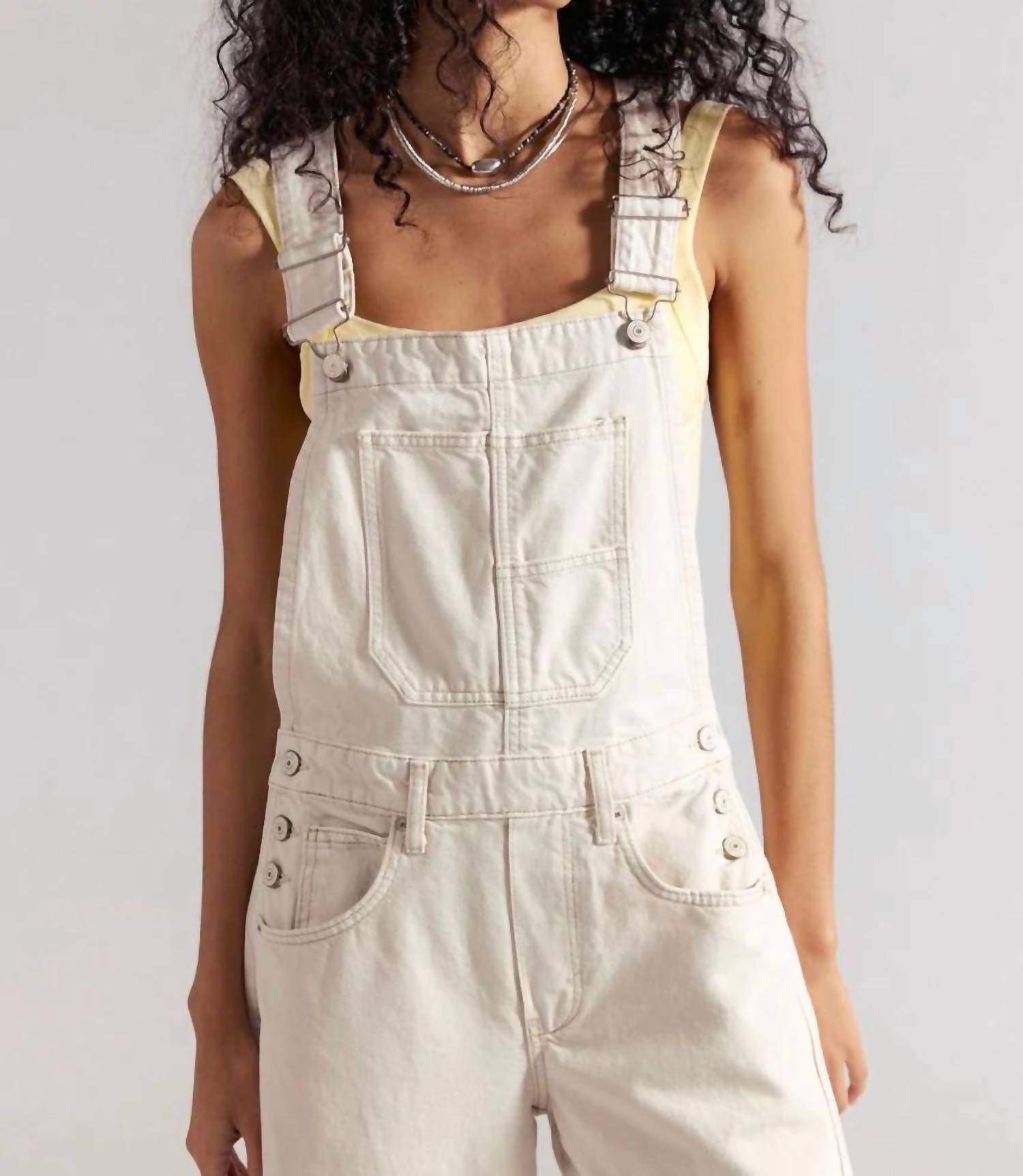 Free People - Good Luck Barrel Overalls
