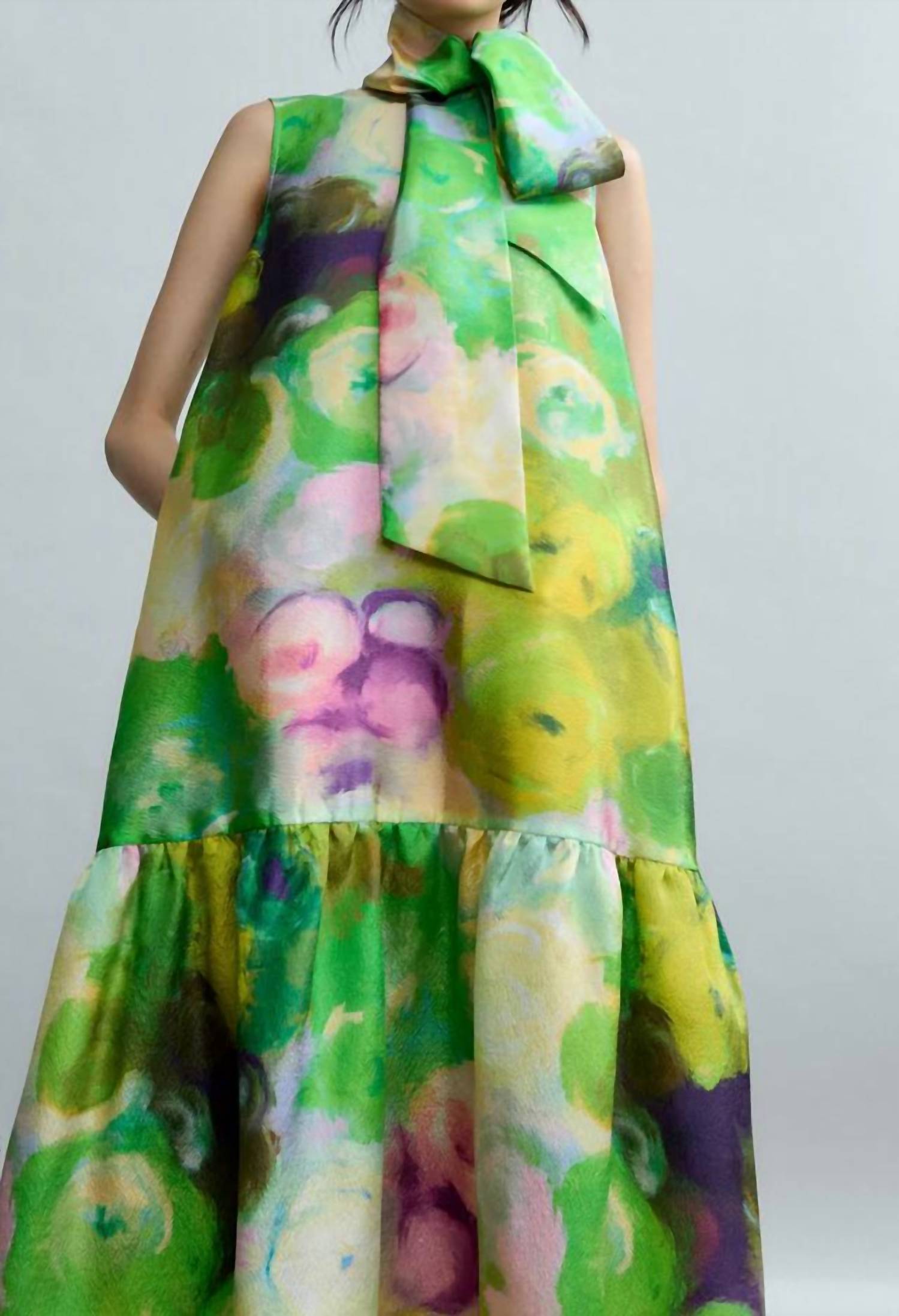 Psophia - Bloomlight Printed Sleeveless Dress