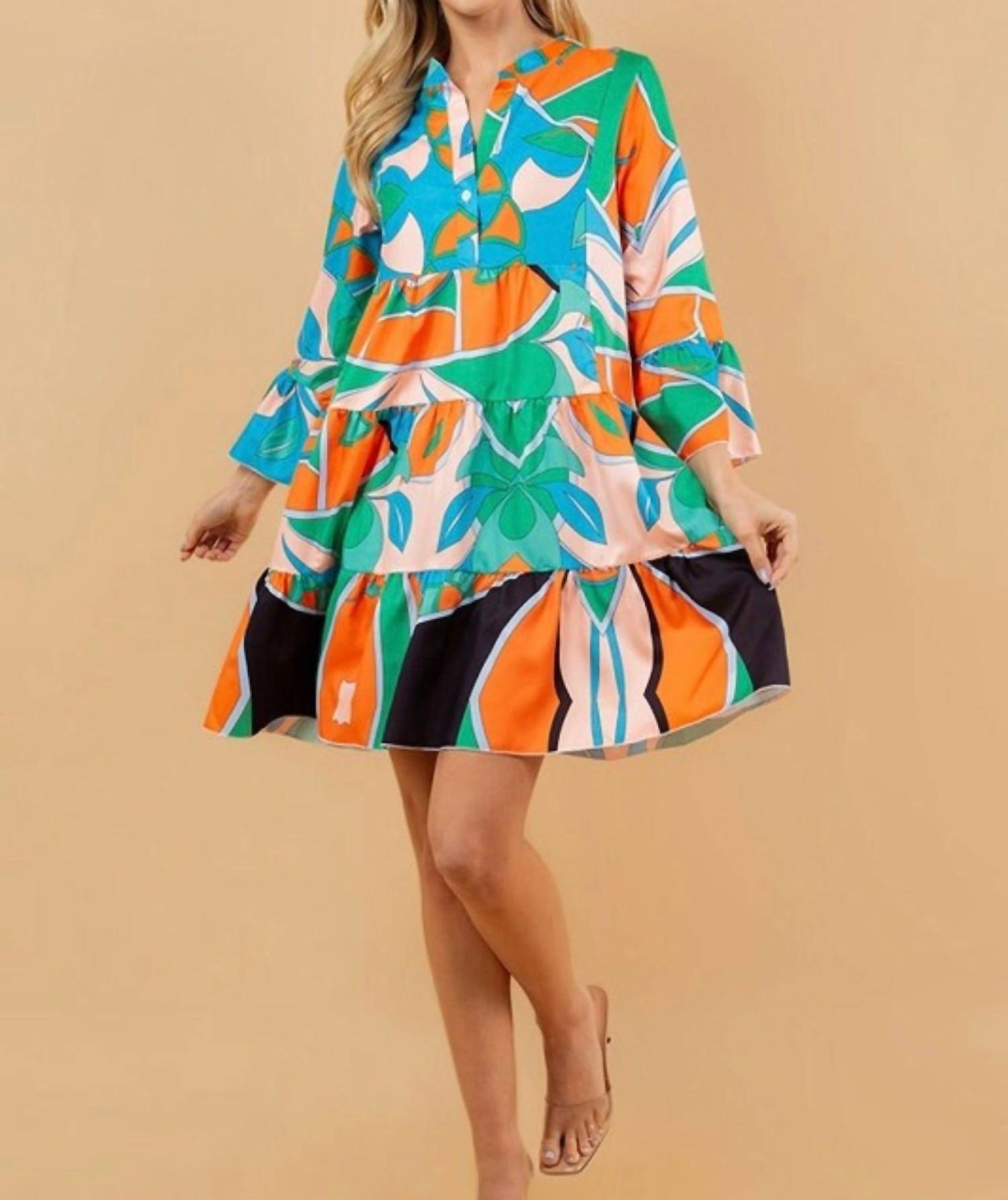 Sundayup - Totally Tropical Flowy Dress
