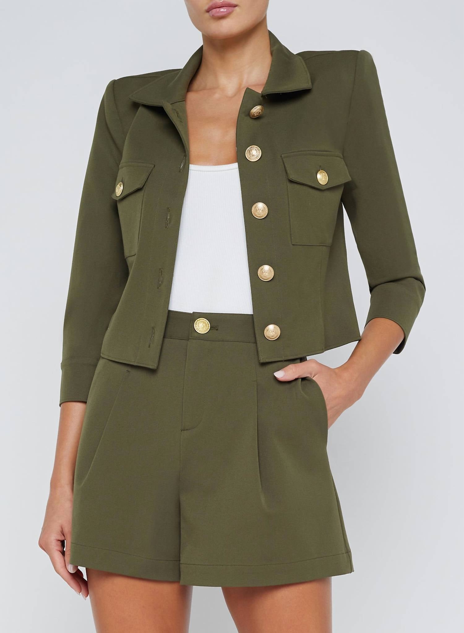 L'Agence - Kumi Cropped Jacket