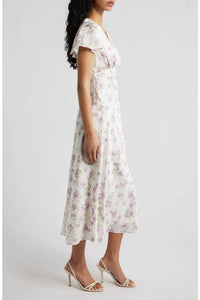 Lulus - Fernanda Flutter Sleeve Dress