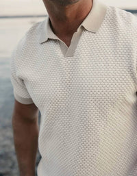 The Normal Brand - Men's Robles Knit Jacquard Polo Shirt