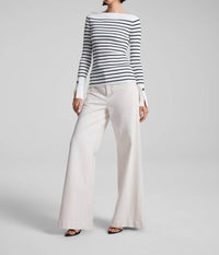 A.L.C. - Anya Striped Knit Top