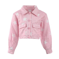 Lola + The Boys - Girls Super Stars Cropped Jacket