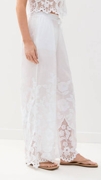 Vitamin A - Flora Broderie Wide Leg Pant