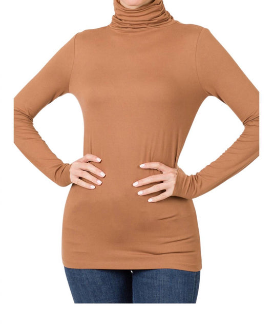 Zenana - Luxe Rayon Turtleneck Top