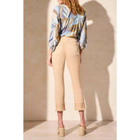 Tribal - Audrey Mid Rise Straight Crop Jeans