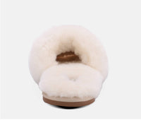 Lamo Women's Naomi Sheepskin Slide Sandal in cream - women's sandal - view 6