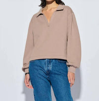 Nation Ltd - Blake Collared V Neck Sweatshirt