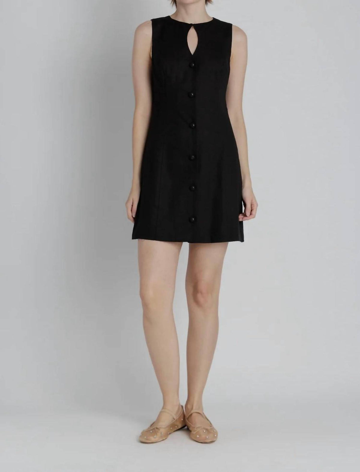 Aureum - Women's Keyhole Mini Dress